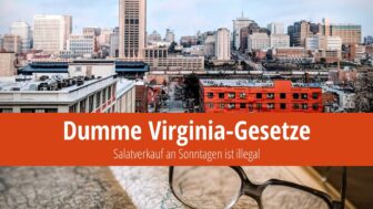 Dumme Virginia-Gesetze: Salatverkauf an Sonntagen ist illegal