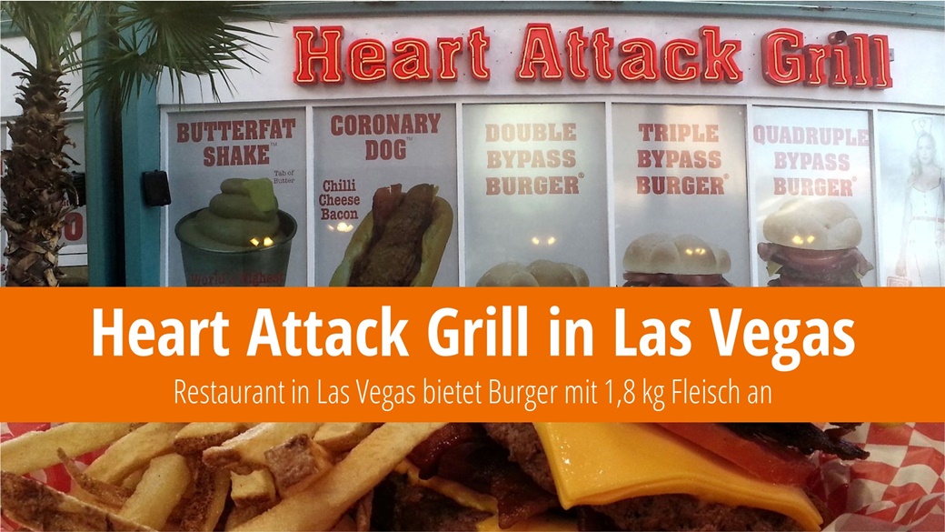 Heart Attack Grill in Vegas: Speisekarte und meine Erfahrungen | © Petr Novák