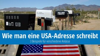 3 Beispiele Wie man eine Adresse in den USA schreibt