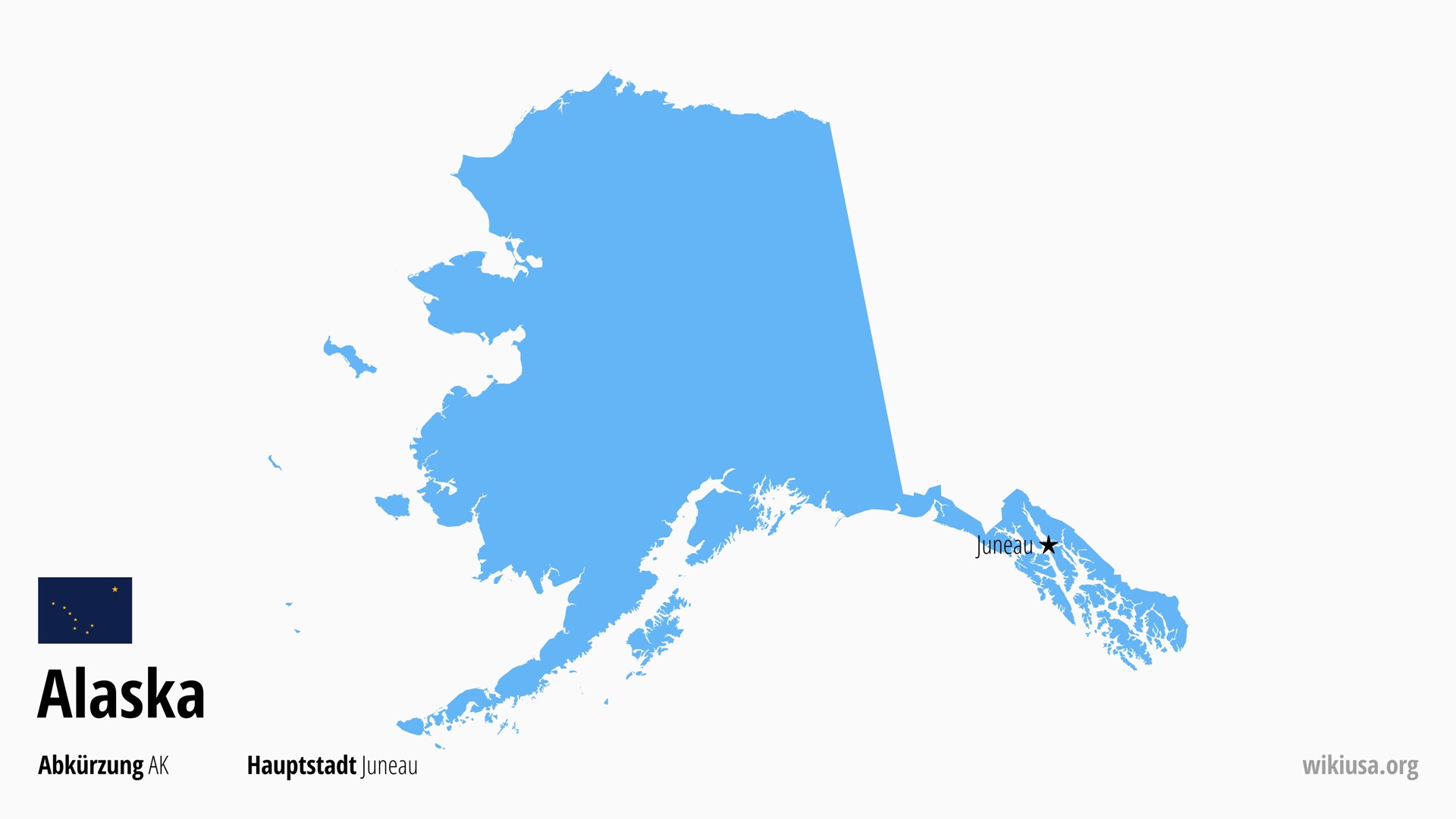 Karte des US-Bundesstaates Alaska | Wo liegt Alaska? | Alaska (USA) – Fakten, Klima, Sehenswürdigkeiten