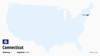 Connecticut – Hauptstadt, Karte, größte Städte und Abkürzung