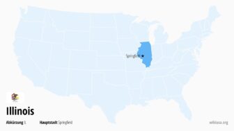 Illinois – Hauptstadt, Karte, Flagge und größte Städte