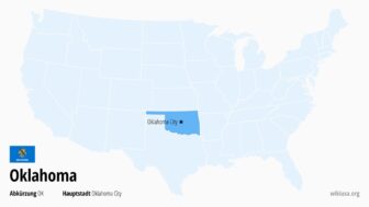 Oklahoma – Hauptstadt, Karte, Städte und Abkürzung