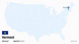 Vermont – Hauptstadt, Karte, größte Städte und Abkürzung