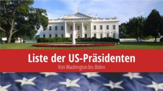 US-Präsidenten – eine Liste von Washington bis Biden