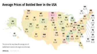 Preise für Bier und Wein in den USA 2024