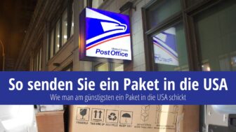 Wie Sie ein Paket am günstigsten in die USA schicken