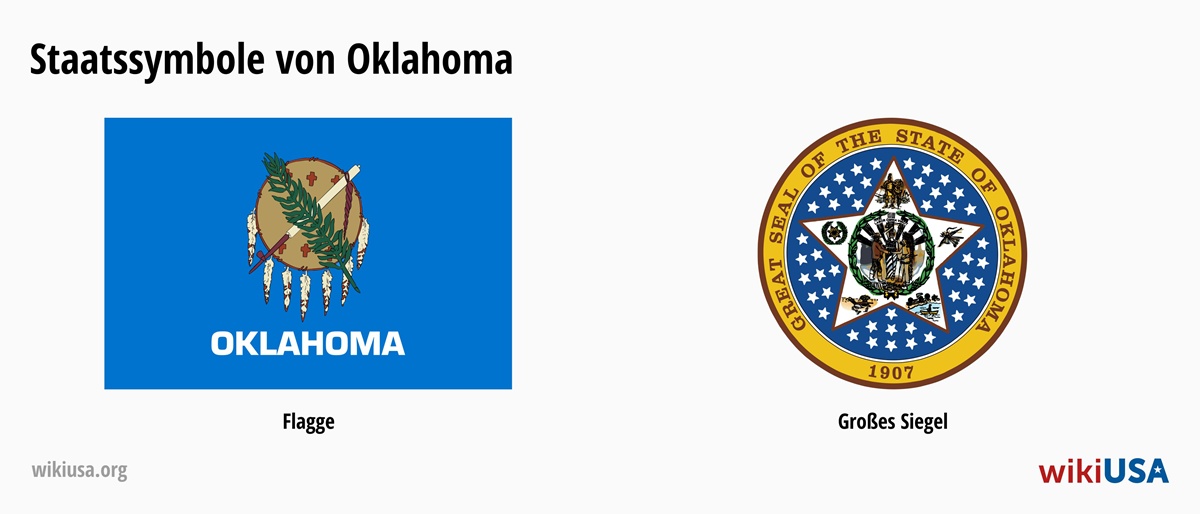 Flagge des Bundesstaates Oklahoma | Das große Siegel des Bundesstaates Oklahoma