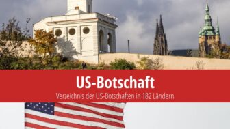 Verzeichnis der US-Botschaften in 182 Ländern